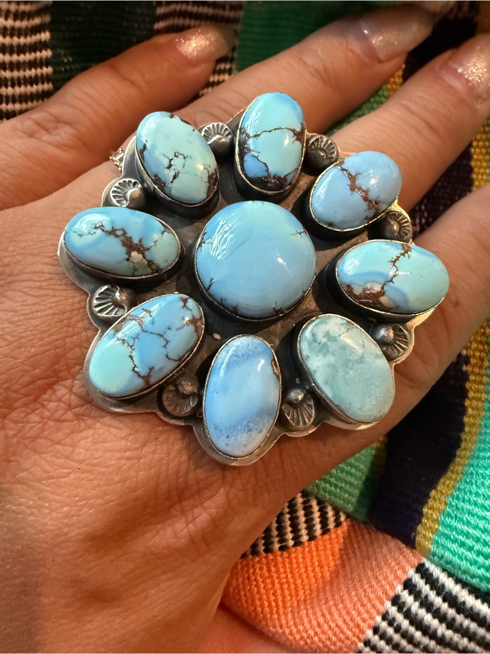 Golden hills cluster ring by Gabby
